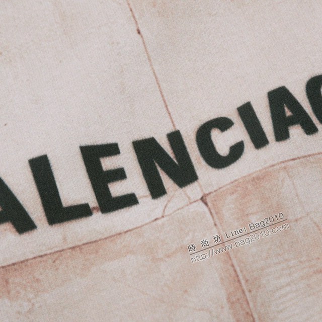 Balenciaga專櫃巴黎世家2023SS新款印花T恤 男女同款 tzy2823